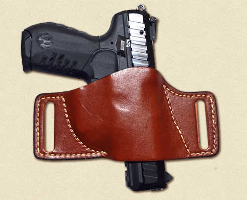 Hunter Company Holster Leather Belt Slide Small Chestnut Md: 1504